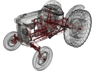 Ford 8N 3D Model preview