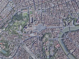 Vatican City, Rome, Italy (2019) 3D Model preview