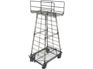 Tower Car 3D Model preview