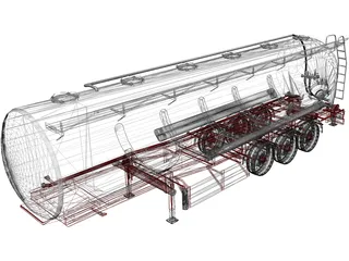 LAG Bulktrailer 3D Model preview