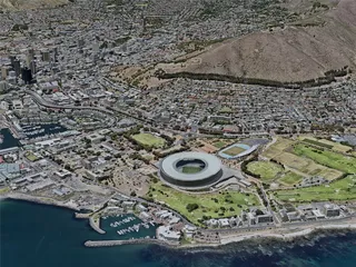 Cape Town City Bowl, South Africa (2019) 3D Model preview