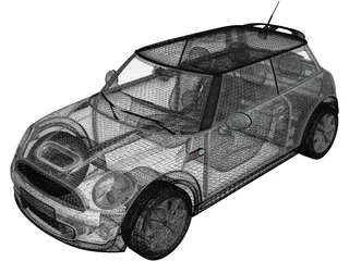 Mini Cooper S (2011) 3D Model preview