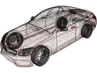 Mercedes-Benz C43 AMG 3D Model preview