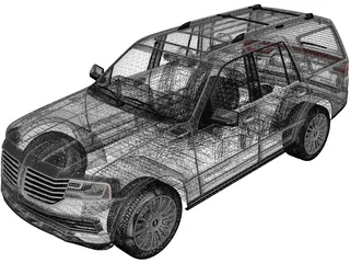 Lincoln Navigator (2015) 3D Model preview
