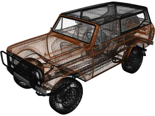 International Scout II (1976) 3D Model preview