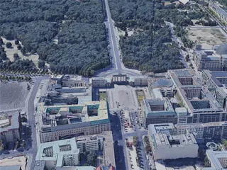 Berlin City, Germany (2019) 3D Model preview