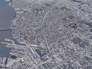 New York City, Brooklyn, USA (2019) 3D Model preview
