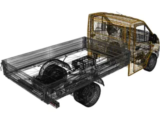 Gaz Gazelle Next 3D Model preview
