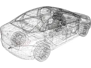 Lada Vesta 3D Model preview