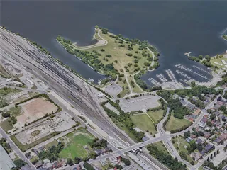 Hamilton City, ON, Canada (2019) 3D Model preview
