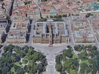 Vienna City, Austria (2019) 3D Model preview