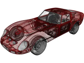 Ferrari 250 GTO (1962) 3D Model preview