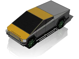 Tesla Cybertruck 3D Model preview