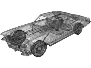 Buick Riviera (1963) 3D Model preview