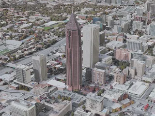 Atlanta City, GA, USA (2019) 3D Model preview
