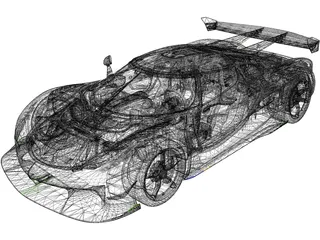 Koenigsegg Jesko (2020) 3D Model preview