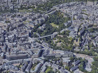 Luxembourg City (2019) 3D Model preview