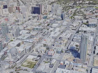 San Diego City, CA, USA (2019) 3D Model preview