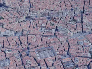 Madrid City, Spain (2019) 3D Model preview