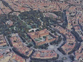 Milan City, Italy (2019) 3D Model preview