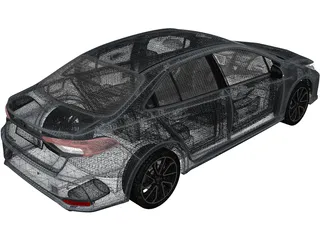 Toyota Corolla (2019) 3D Model preview