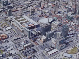 Nashville City, TN, USA (2019) 3D Model preview