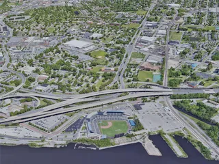 Norfolk City, VA, USA (2019) 3D Model preview
