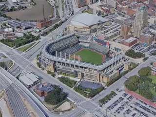 Cleveland City, OH, USA (2019) 3D Model preview