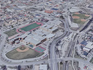 Lincoln City, NE, USA (2019) 3D Model preview