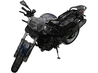 BMW F800R 3D Model preview
