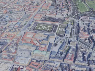 Munich City, Germany (2019) 3D Model preview