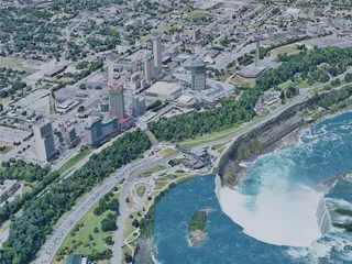 Niagara Falls City (2019) 3D Model preview