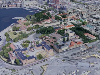 Oslo City, Norway (2019) 3D Model preview