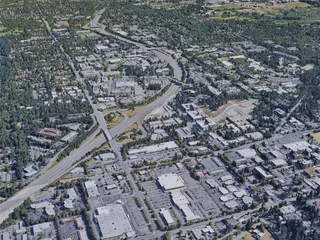 Redmond City, WA, USA (2019) 3D Model preview