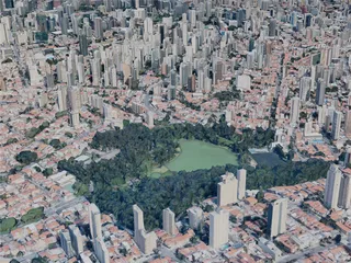 Sao Paulo City, Brazil (2019) 3D Model preview