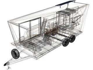 Pixani Caravan 3D Model preview