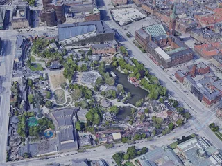 Copenhagen City, Denmark (2019) 3D Model preview