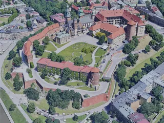 Krakow City, Poland (2019) 3D Model preview
