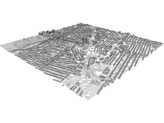 Toronto City Block 3D Model preview