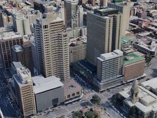 Durban City, South Africa (2019) 3D Model preview