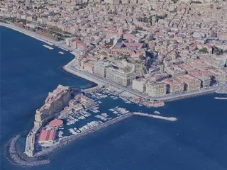 Naples City, Italy (2019) 3D Model preview