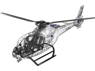 Eurocopter EC-120 3D Model preview
