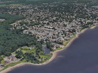 New York City, Staten Island, USA (2019) 3D Model preview
