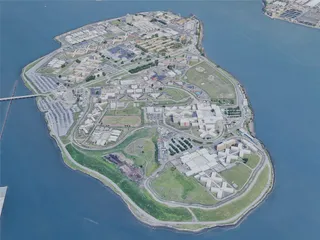 New York City, The Bronx, USA (2019) 3D Model preview