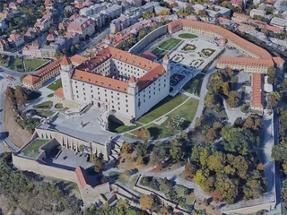 Bratislava City, Slovakia (2019) 3D Model preview
