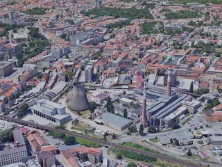 Brno City, Czechia (2019) 3D Model preview