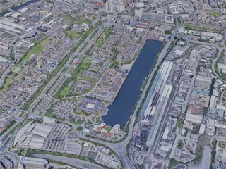 Cardiff City, UK (2019) 3D Model preview