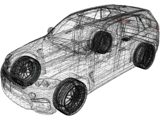 BMW X5M [F85] 3D Model preview