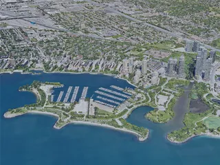 Etobicoke, Toronto, ON, Canada (2019) 3D Model preview