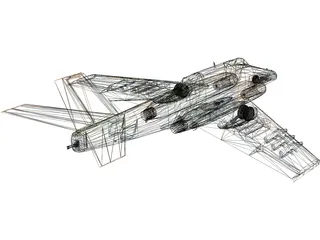 Ilyushin Il-102 3D Model preview